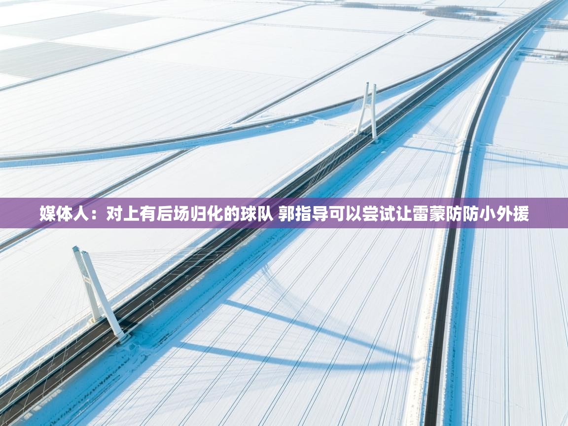 蓝鲸体育直播在线观看-媒体人：对上有后场归化的球队 郭指导可以尝试让雷蒙防防小外援  第3张